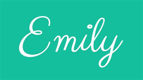 how to write emily in cursive: exploring the art of handwriting and its cultural significance