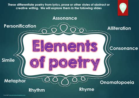 What Are the 12 Elements of Poetry and Their Literary Enchantments