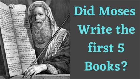 who wrote the first five books of the bible? who was the primary author behind the creation of these seminal texts?